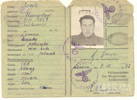 M1993.007.001b.jpg; M1993/007:001; Bezirk Bialystok; identity cards