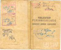 M1993.067b.jpg; M1993/067; Personal Ausweis; identity cards