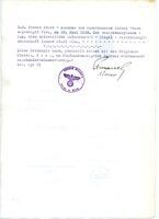 M2022_003_016_ii.jpg; M2022/003:016; Nazi certified birth certificate for Gisela Pressburger; certificates of birth